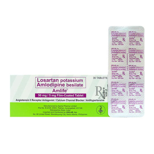 Amlife 50mg / 5mg Tablet