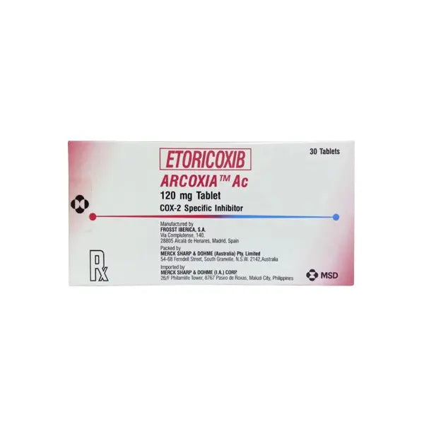 ARCOXIA 120MG TABLET