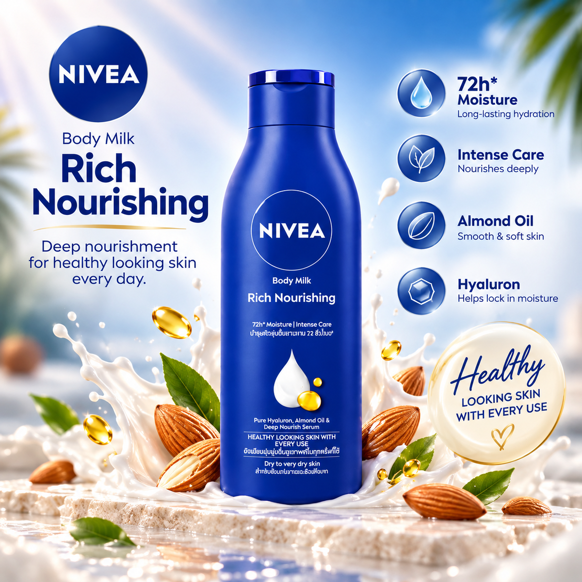 Nivea Body Milk Rich Nourishing