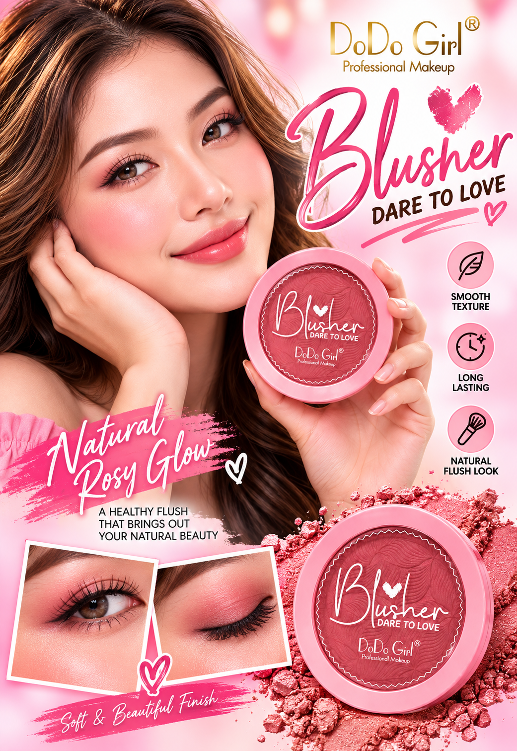 DoDo Girl® Blusher – DARE TO LOVE