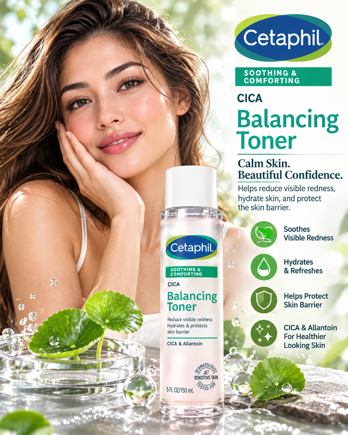Cetaphil CICA Balancing Toner – 150 mL