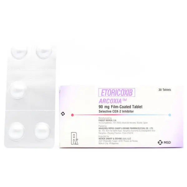 ARCOXIA Etoricoxib 90mg Film-Coated Tablet 1's