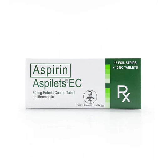 ASPILETS-EC 80MG TABLET