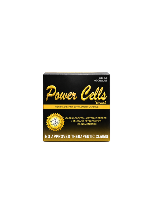 POWER CELLS Brand – Herbal Dietary Supplement 500mg (100 Capsules)