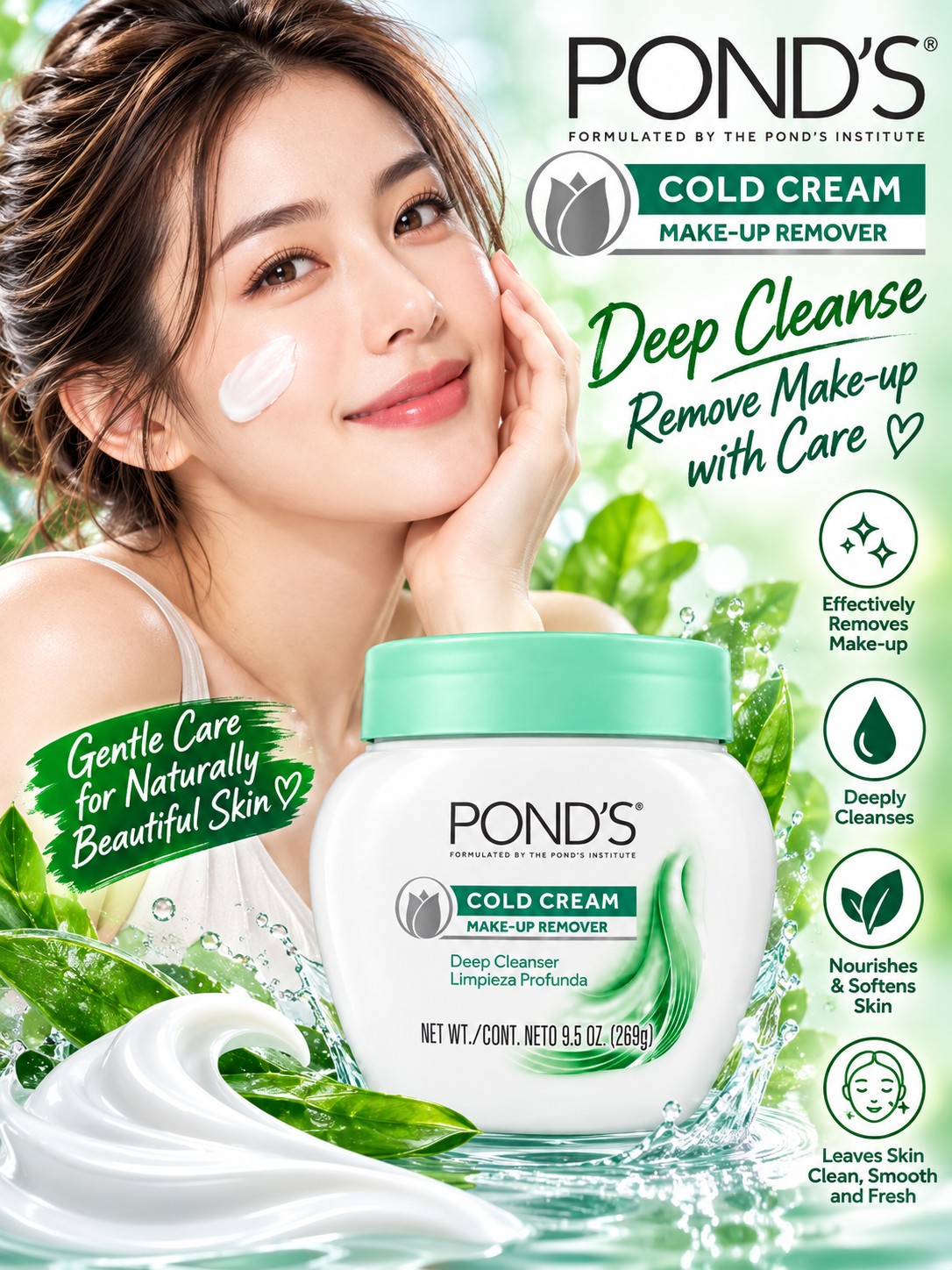 POND’S Cold Cream Make-Up Remover – 269 g