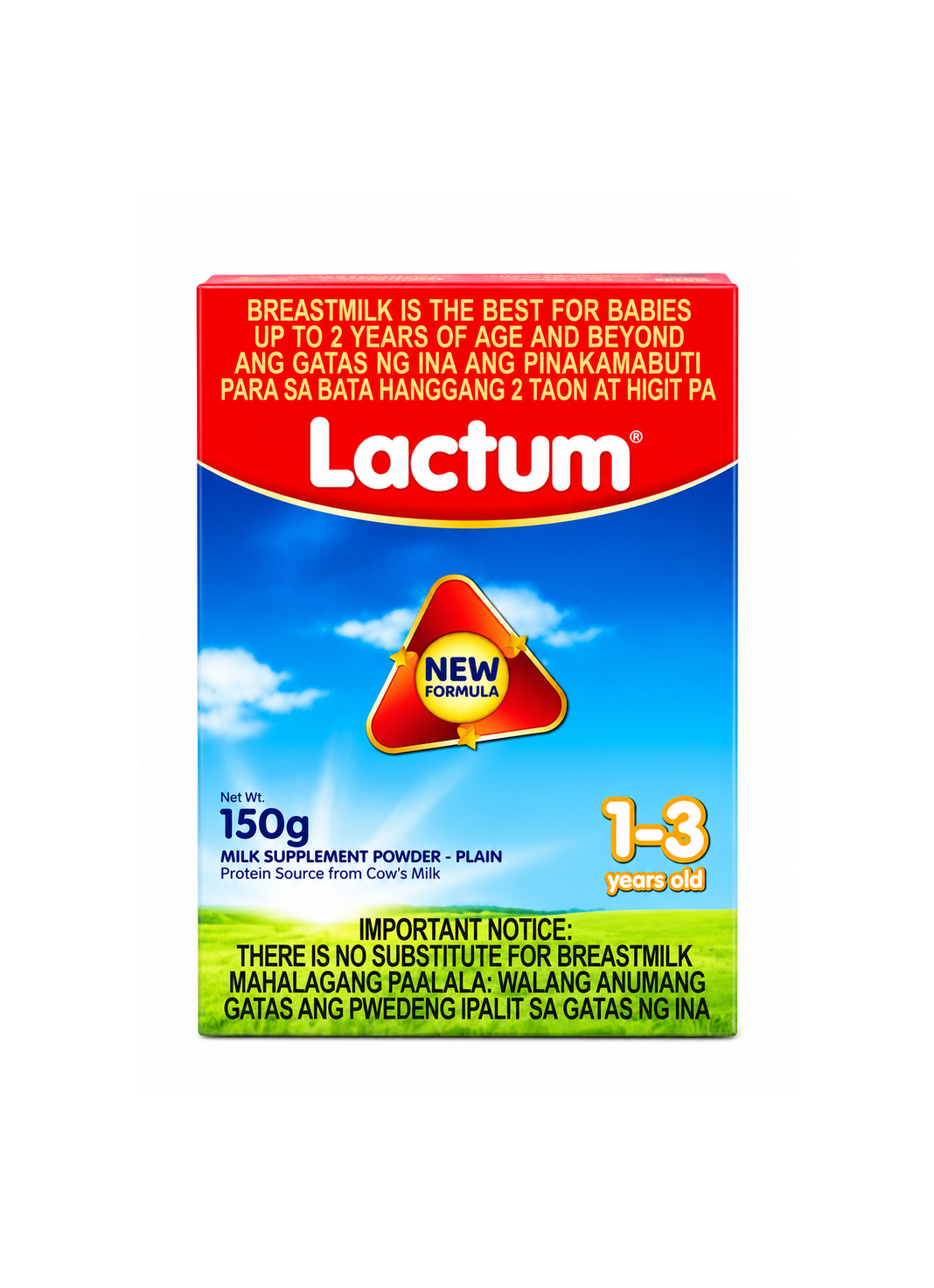 LACTUM MILK SUPPLEMENT POWDER – PLAIN 150G