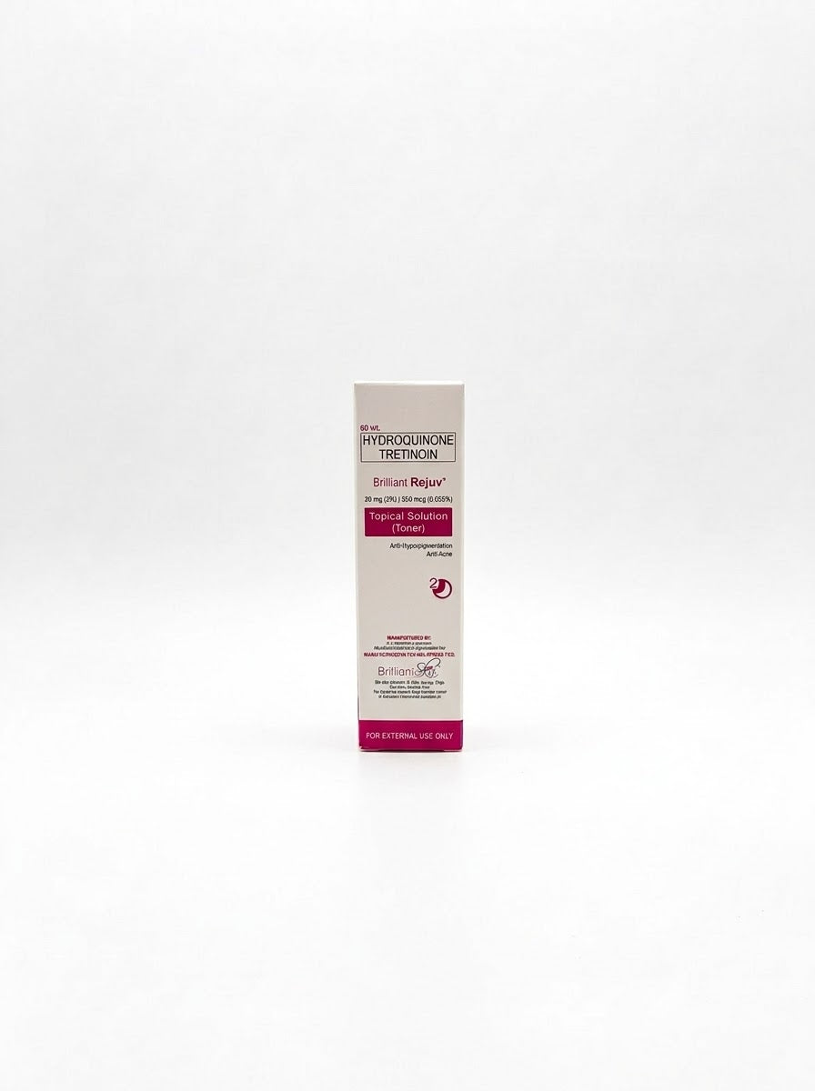 Brilliant Rejuv Hydroquinone + Tretinoin Topical Solution (Toner)     60 mL