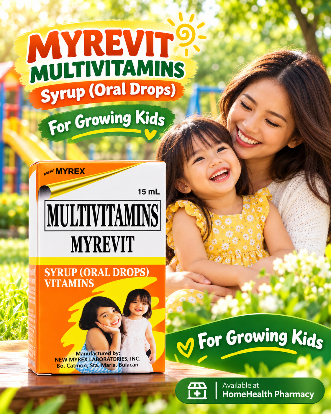 MYREVIT Multivitamins Syrup (Oral Drops) – 15 mL
