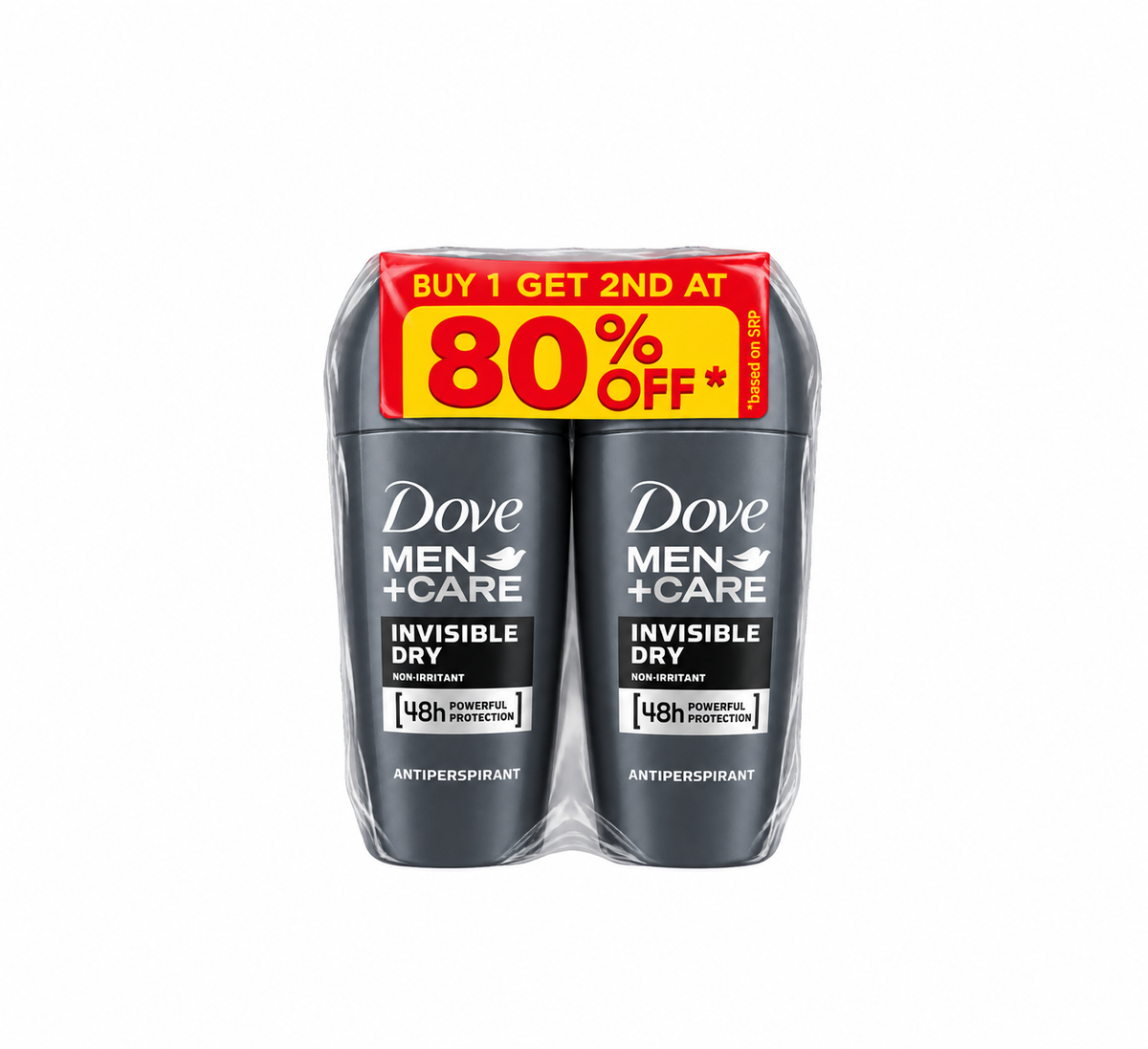 DOVE MEN+CARE INVISIBLE DRY – ANTIPERSPIRANT TWIN PACK