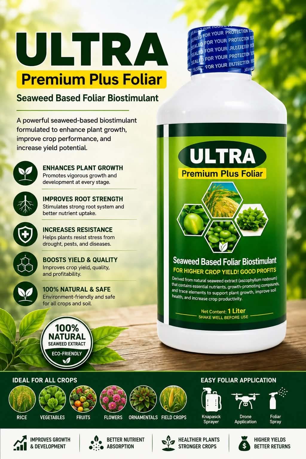 ULTRA Premium Plus Foliar – 1 Liter