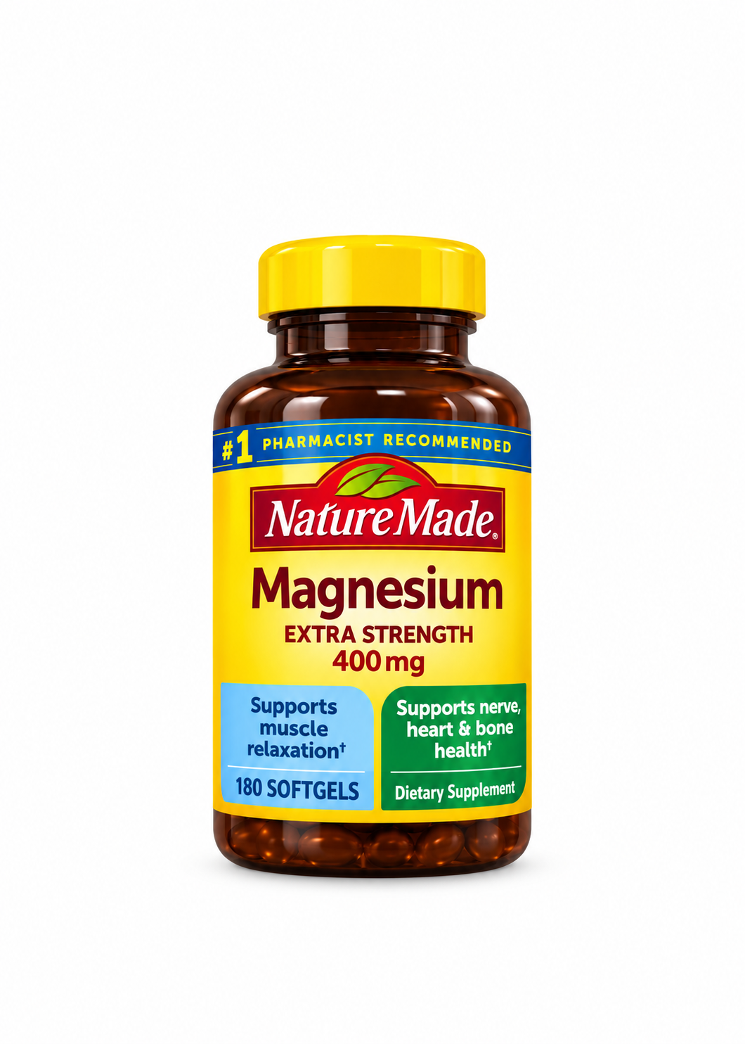 NATURE MADE
MAGNESIUM
400MG 180CT