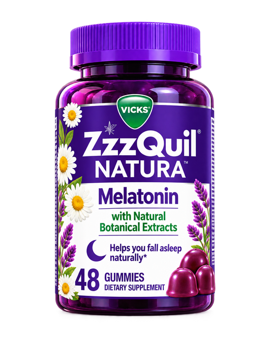 Zzz Quil Natura Sleep Melatonin (48 Gummies)