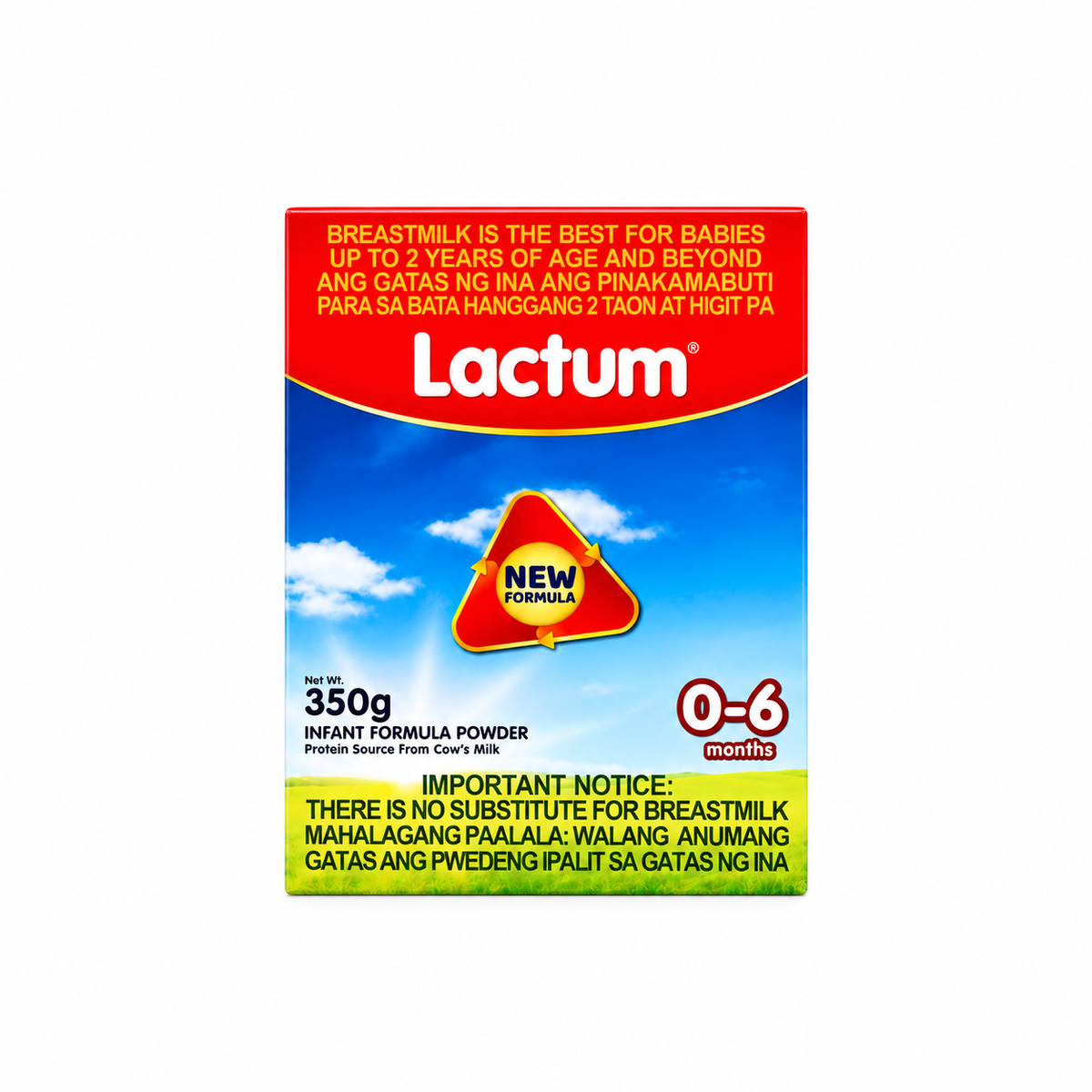 LACTUM INFANT FORMULA POWDER 350G (0–6 MONTHS)