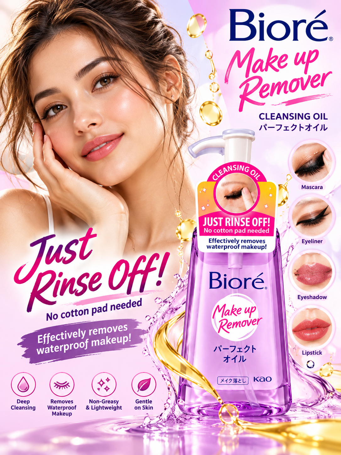 Bioré Makeup Remover Cleansing Oil – 150 mL