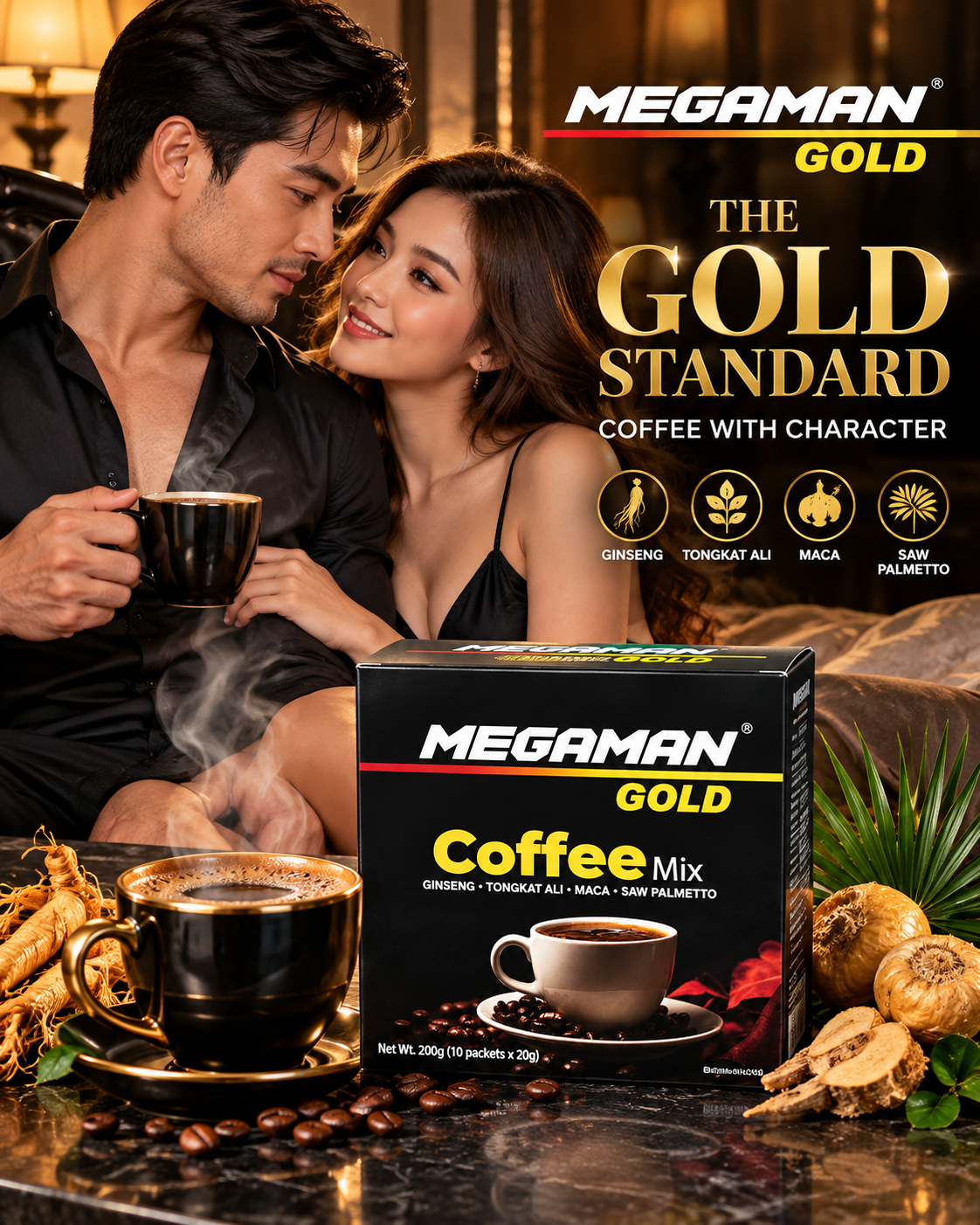 MEGAMAN GOLD Coffee Mix