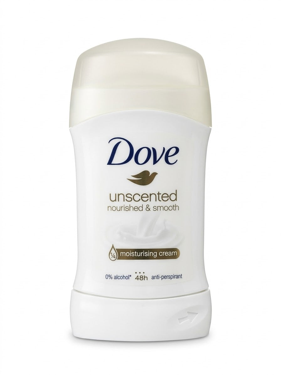 Dove Deodorant Stick Unscented 40g