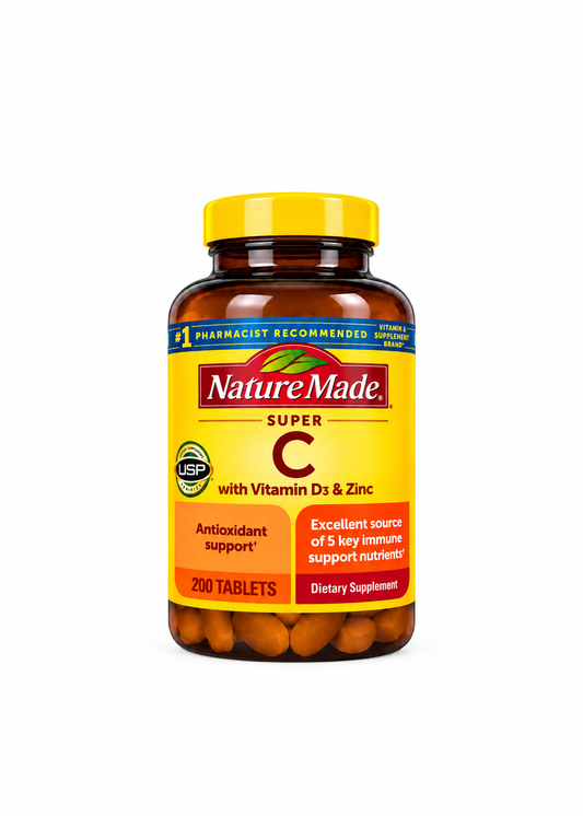 NATURE MADE
SUPER C
IMMUNE
COMPLEX 200CT