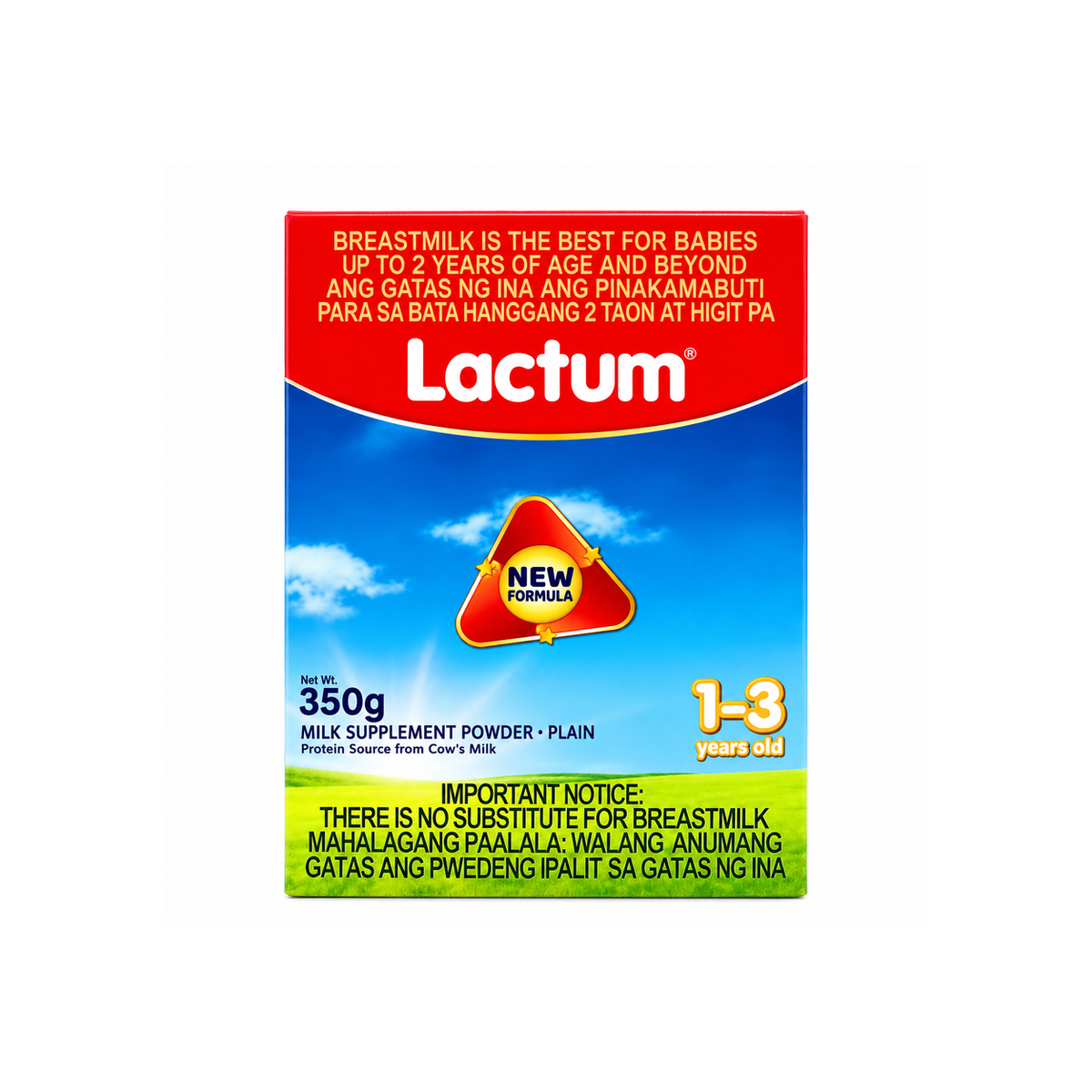 LACTUM MILK SUPPLEMENT POWDER – PLAIN 350G