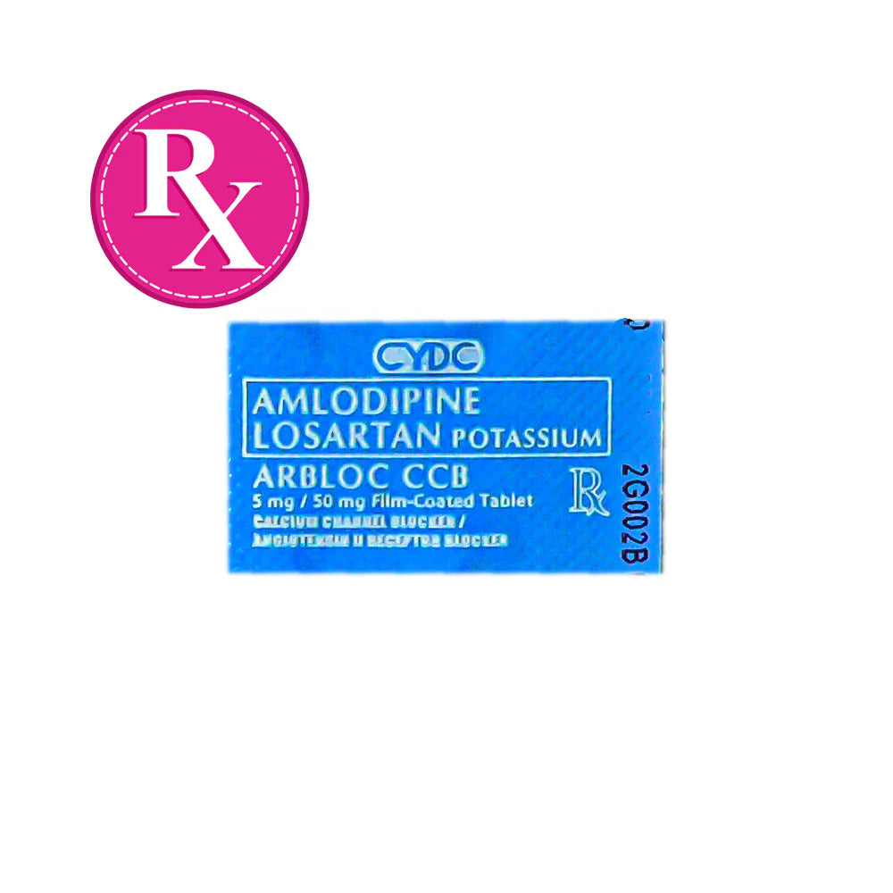ARBLOC CCB 5MG/50MG FILM coated