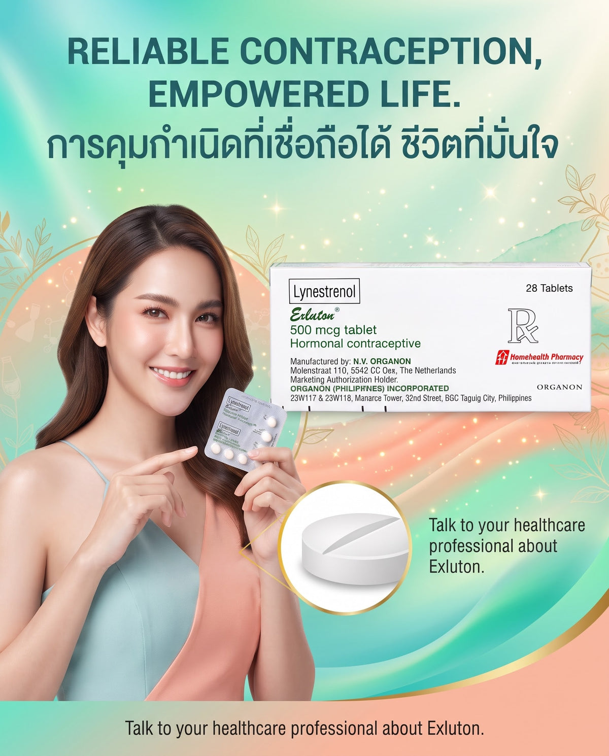 EXLUTON® 500 mcg – 28 Tablets