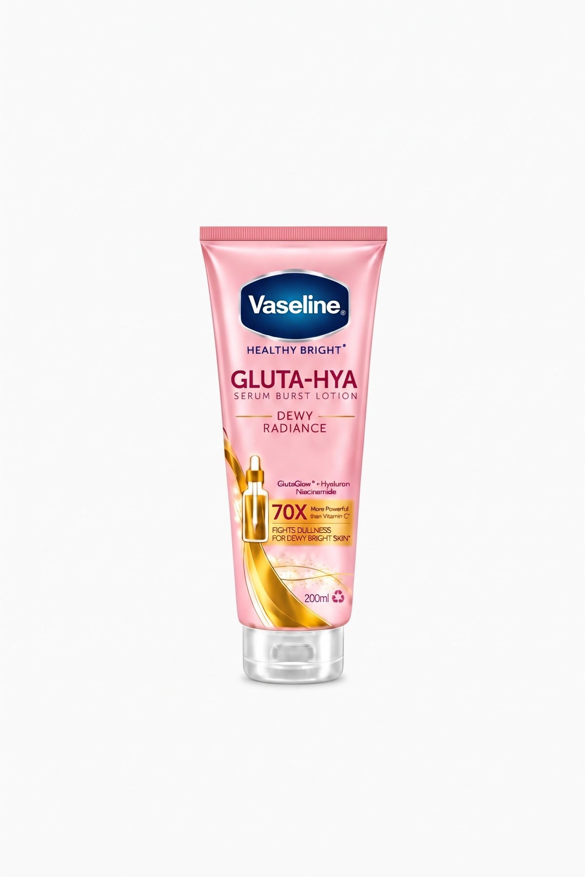 Vaseline Healthy Bright Gluta-Hya Serum Burst Lotion – Dewy Radiance (200ml)