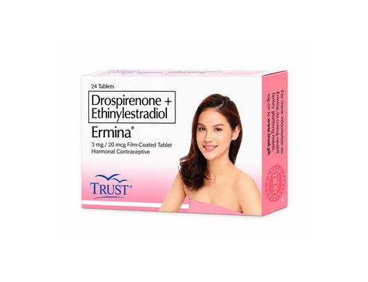 Ermina® – Drospirenone + Ethinylestradiol (24 Film-Coated Tablets)