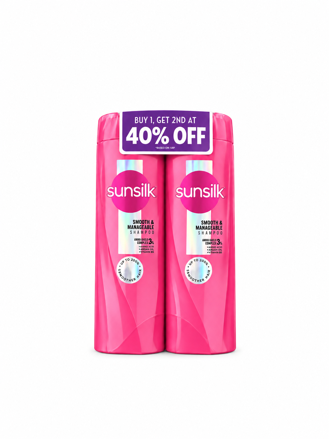 Sunsilk Smooth & Manageable Shampoo Twin-Pack