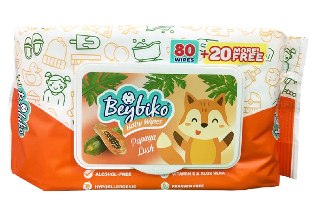 Beybiko Baby Wipes Papaya Lush