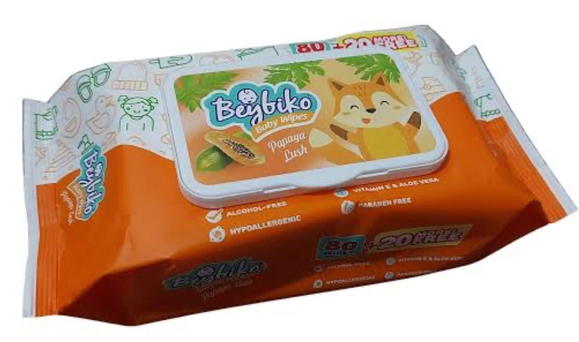 Beybiko Baby Wipes Papaya Lush