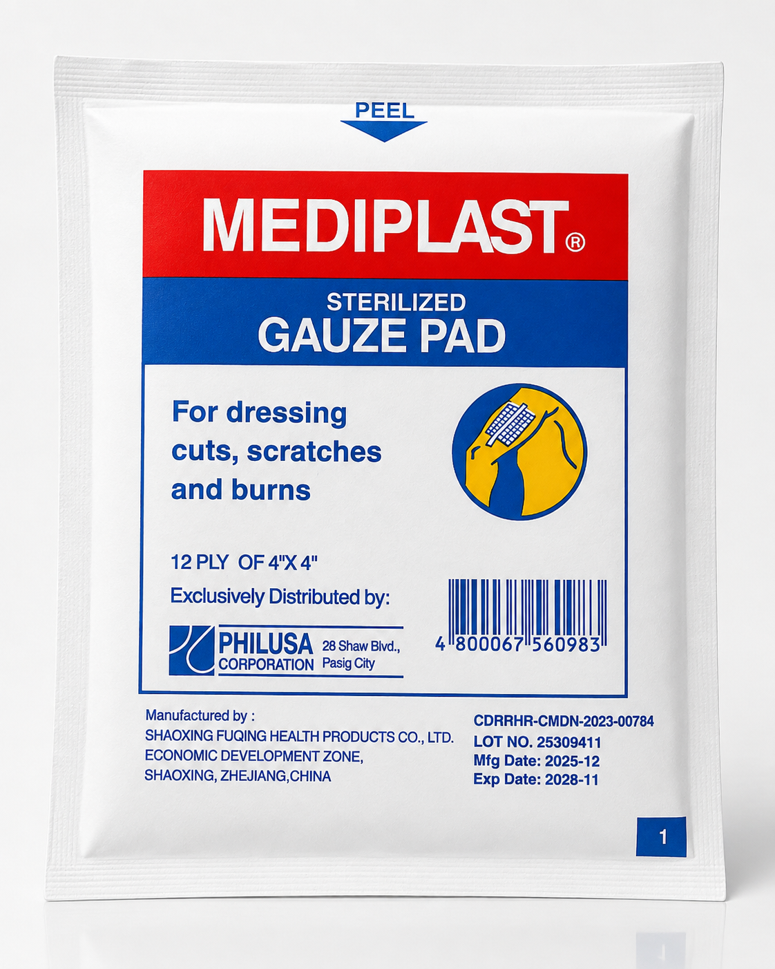 Mediplast GAUZE PAD (Sterilized)