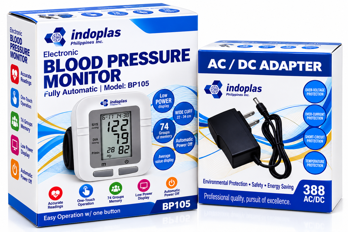 Electronic
BLOOD PRESSURE
MONITOR
Fully Automatic | Model: BP105