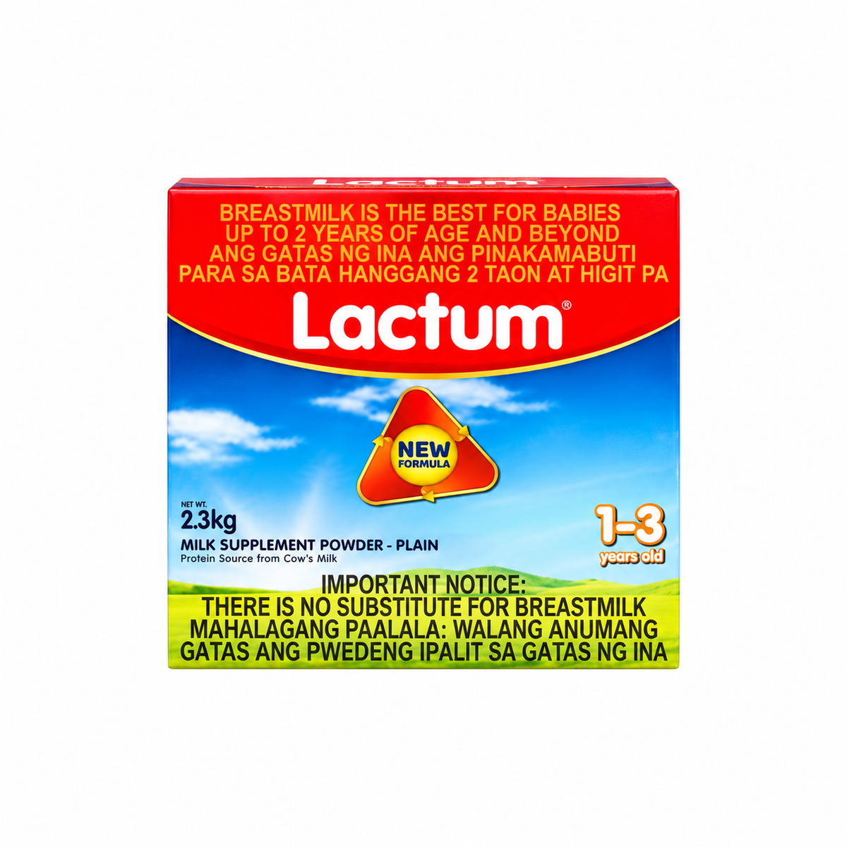 LACTUM MILK SUPPLEMENT POWDER – PLAIN 2.3KG