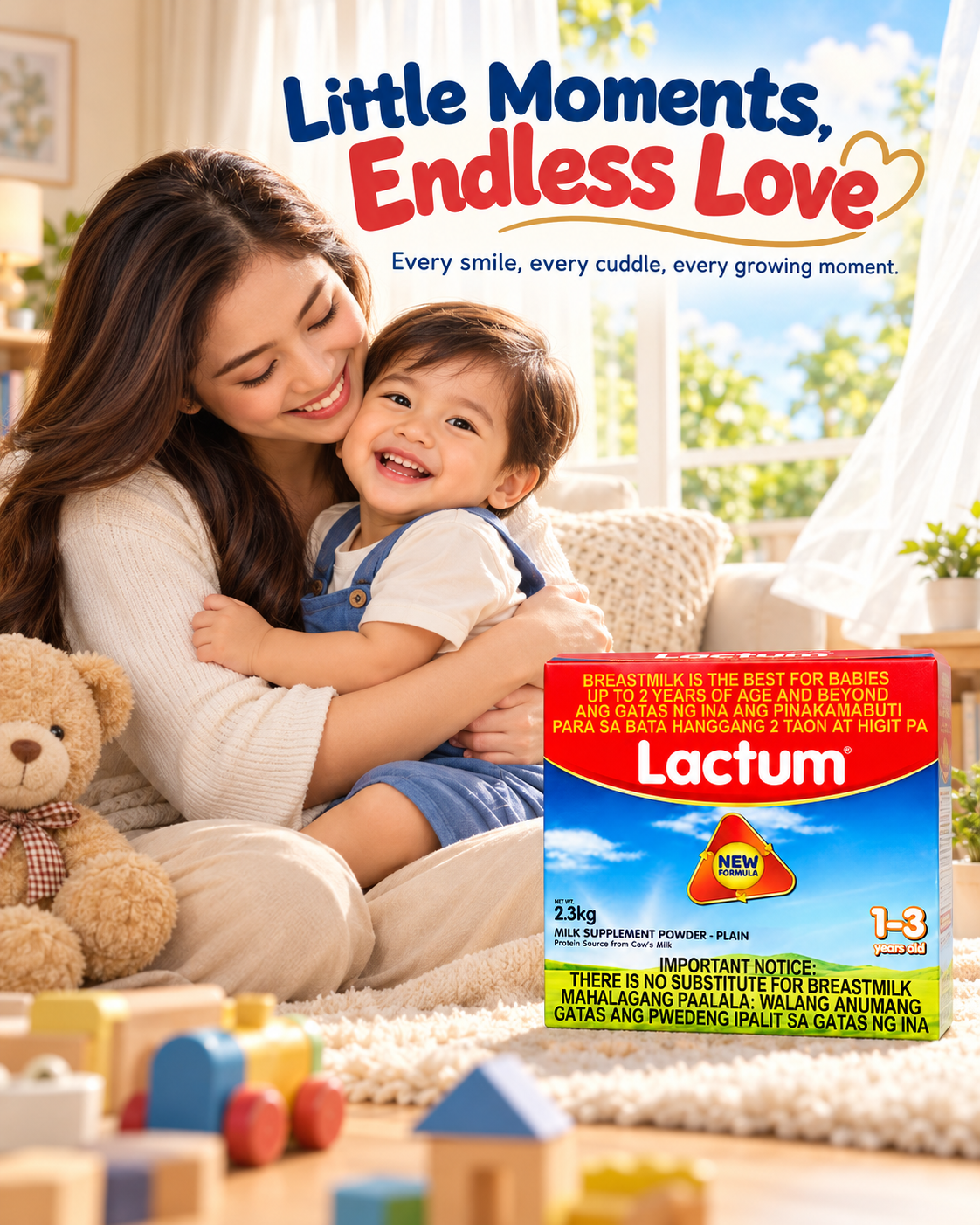 LACTUM MILK SUPPLEMENT POWDER – PLAIN 2.3KG